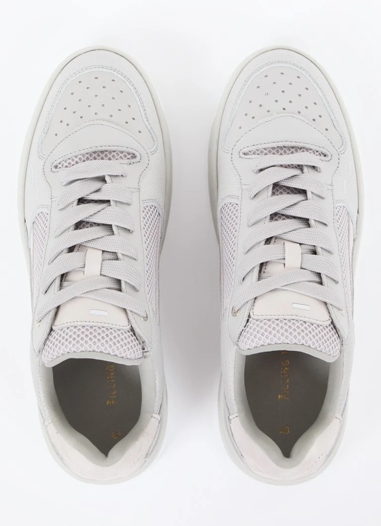 Teniși din piele Filling Pieces Cruiser Crumbs cu detalii din plasă
