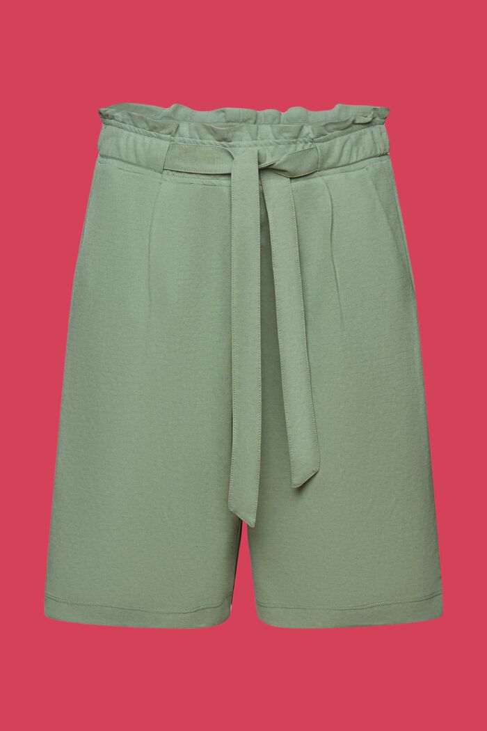 Pull-on Bermudashorts mit Bindegürtel