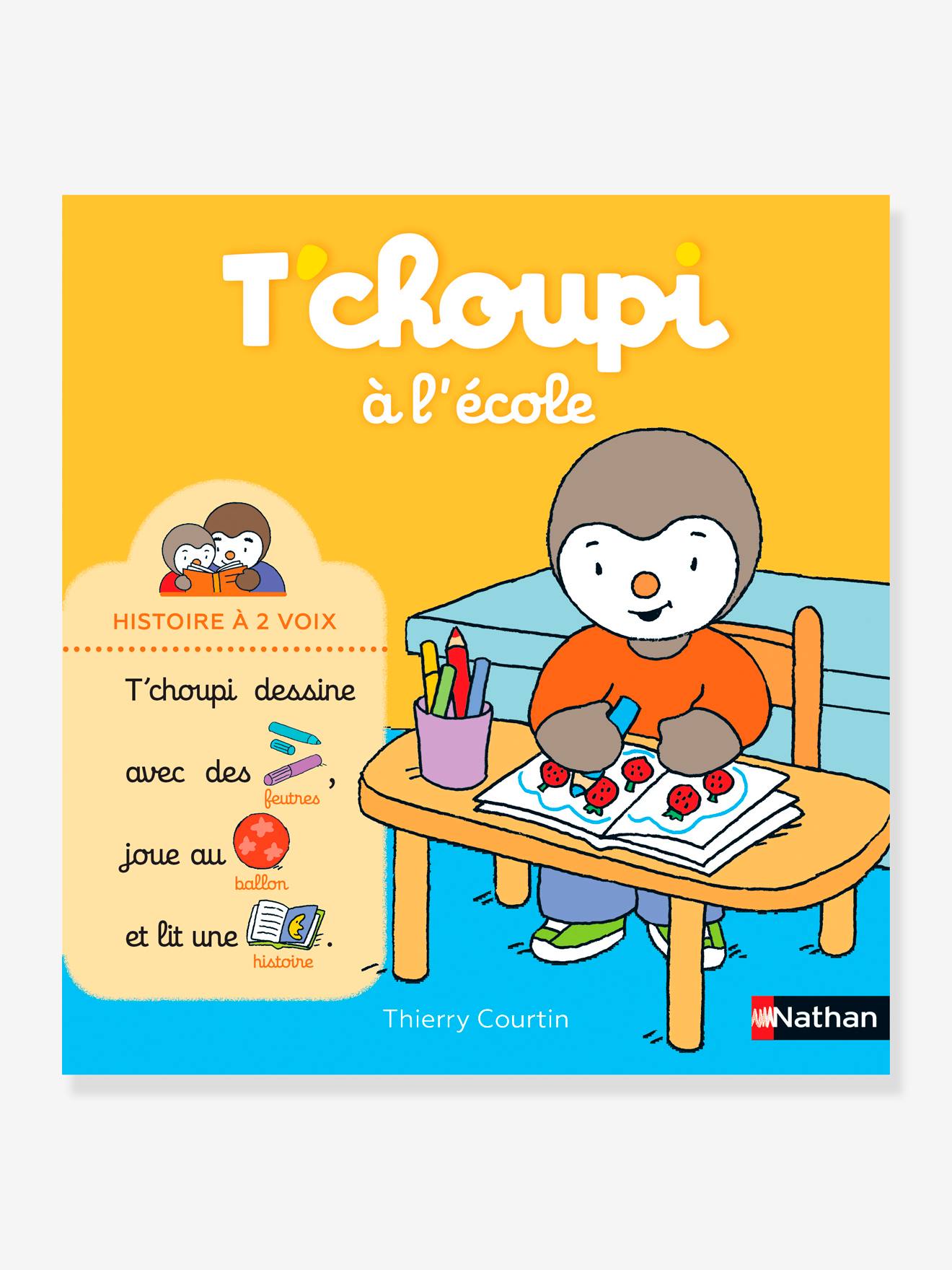 Livre T'choupi à l'école
