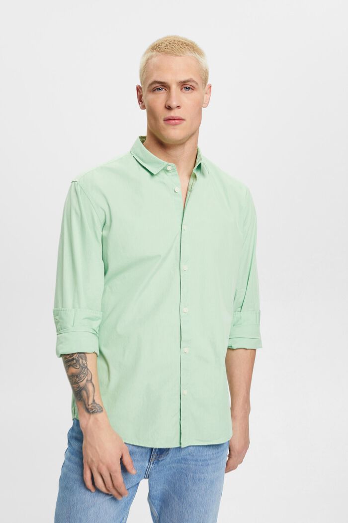 Nachhaltiges Baumwollhemd Slim Fit