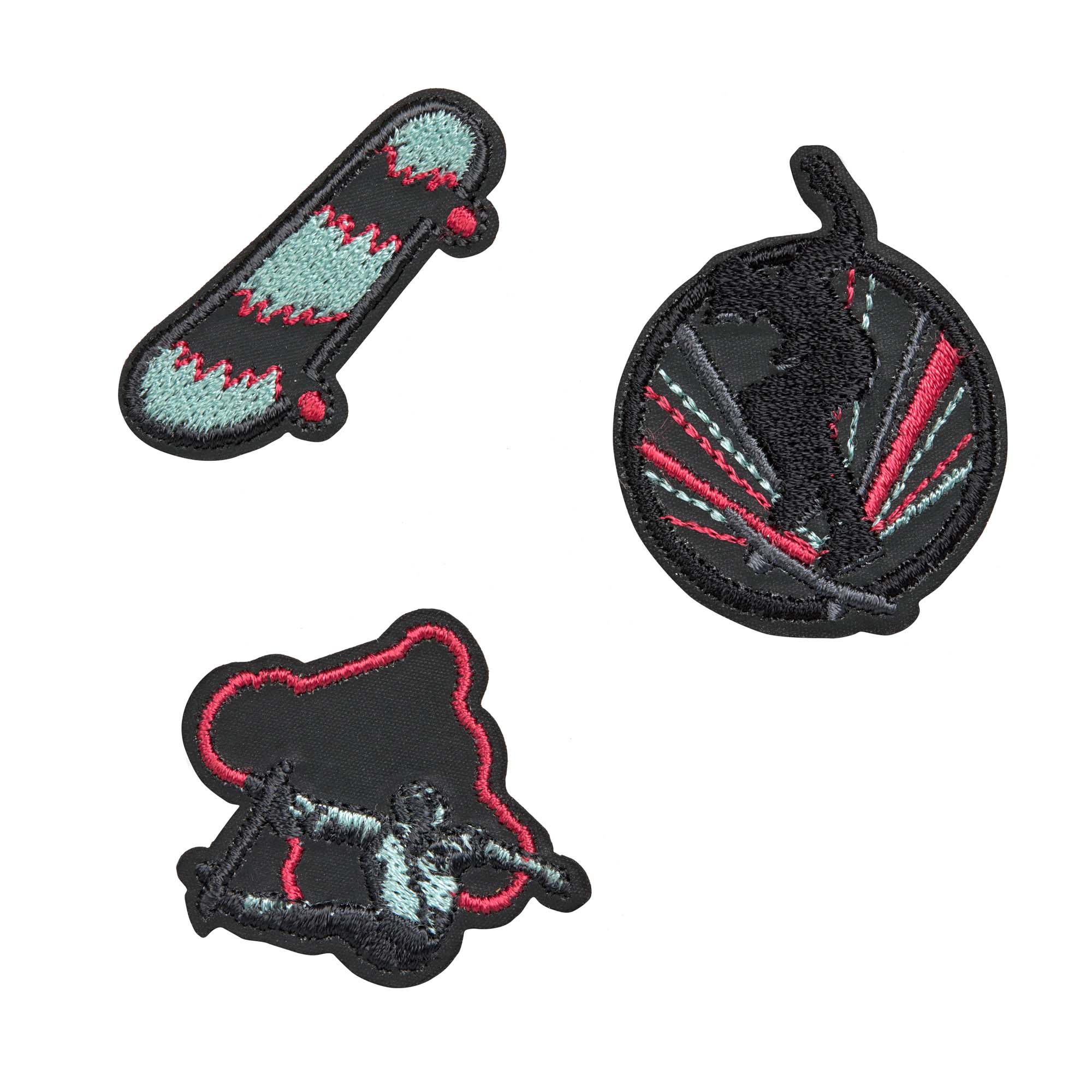 Textil-Sticker (3 Stk) - BOLD Match, Skater
