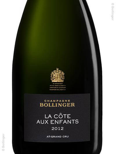 Bollinger : La Côte aux Enfants Blanc de Noirs Ay Grand Cru Brut 2012