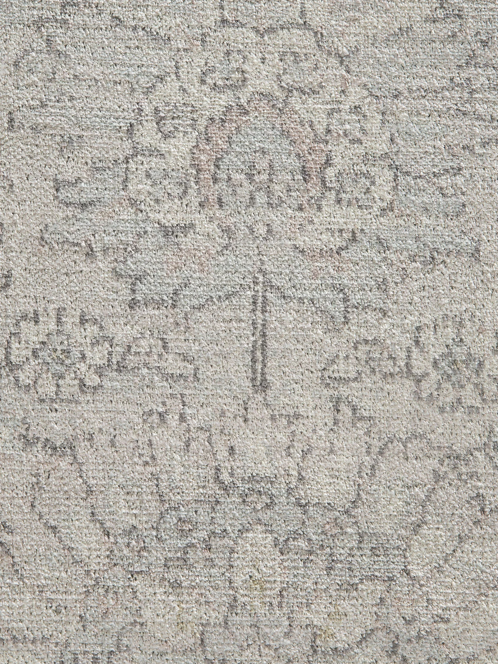 Nafar Vintage-Teppich, Hellblau/rosa