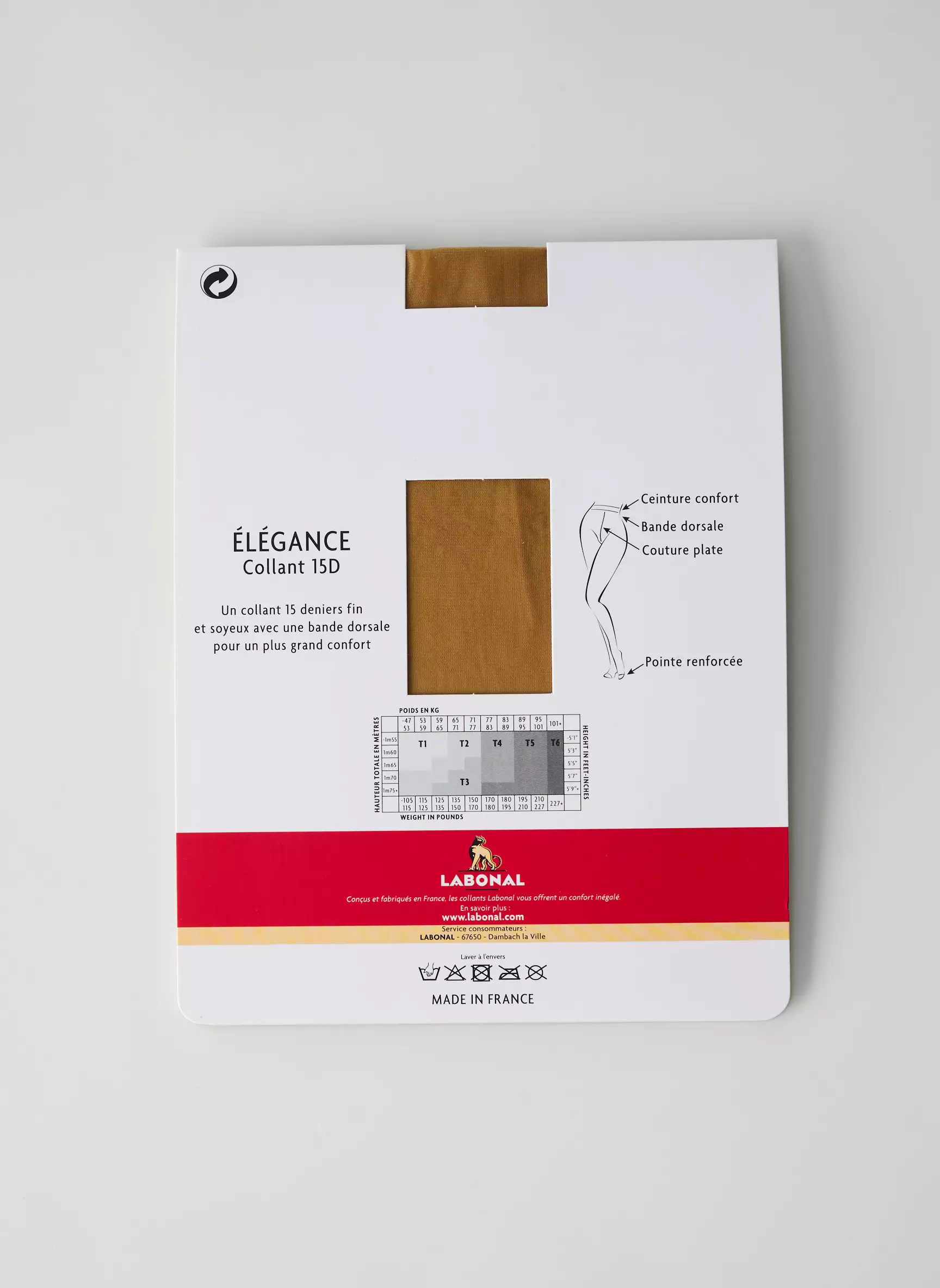 Labonal Collant Femme couleur beige