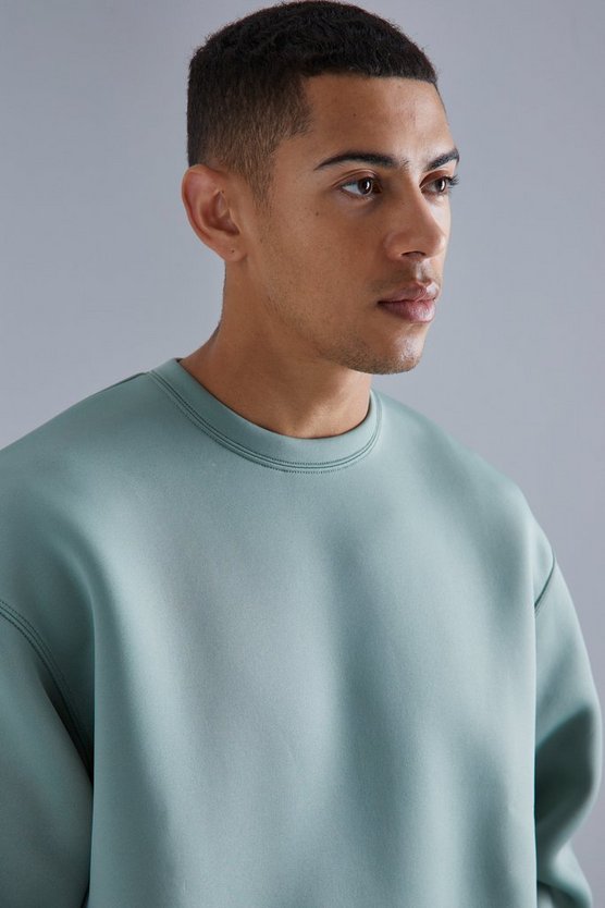 Kastiges Oversize Scuba-Sweatshirt