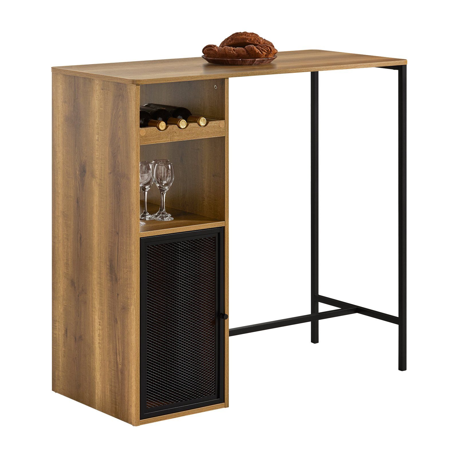 SoBuy Bartisch FWT97, Esstisch Balkontisch Küchentisch Bistrotisch Stehtisch Balkontisch