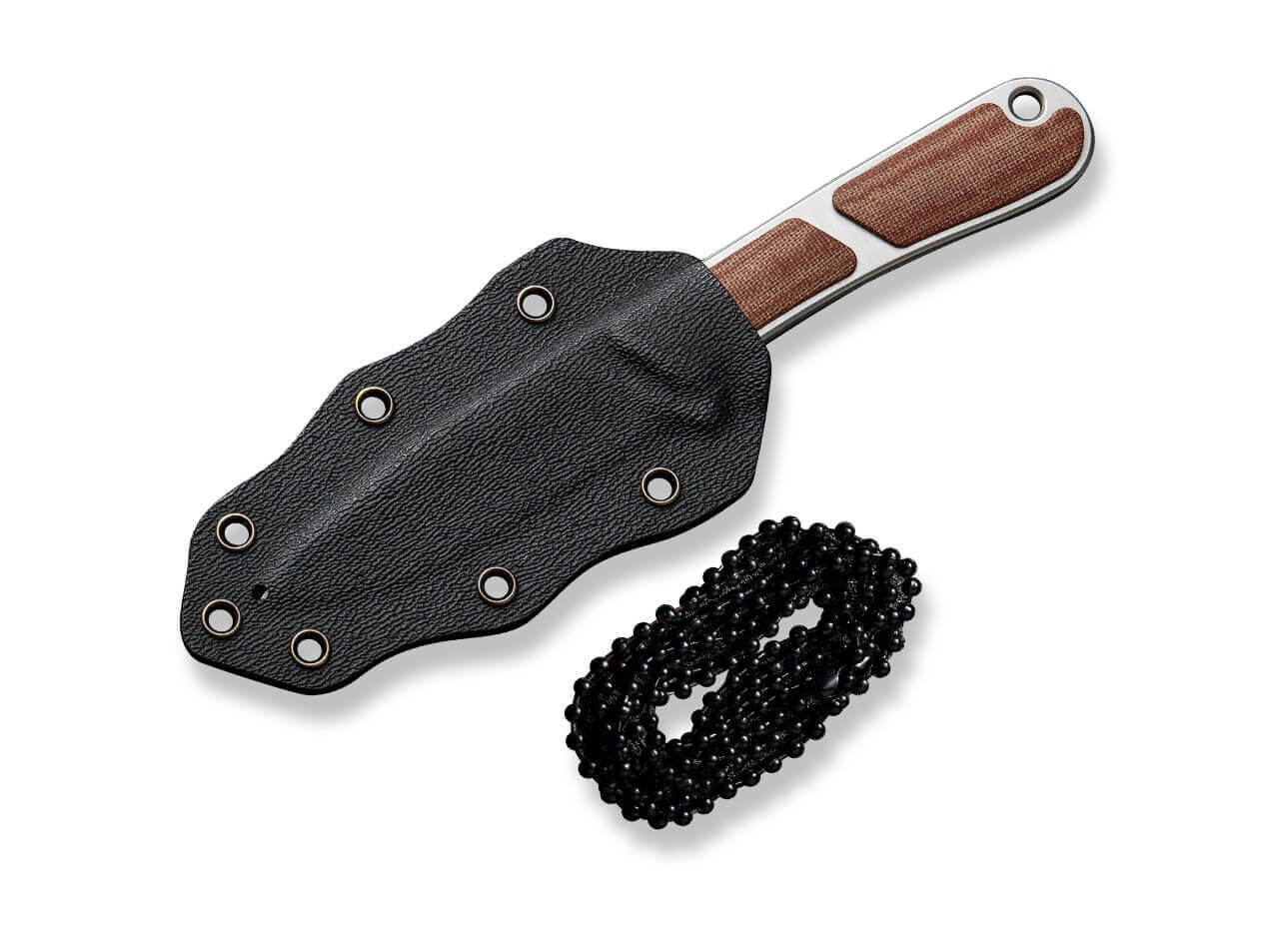 Mini Elementum Fixed Micarta Brown