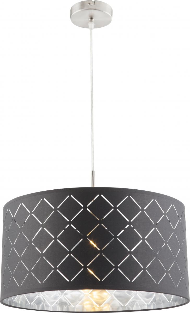 Globo Lighting - KIDAL - Hängeleuchte Metall Nickel matt, 1x E27