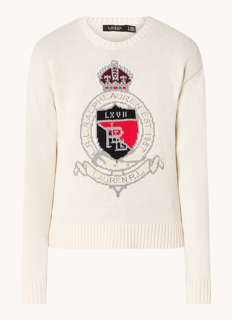 Πουλόβερ Ralph Lauren Chunky Knit με κέντημα λογότυπου