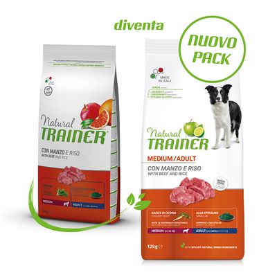 Nova Foods Trainer Natural Medium, Rind, Reis, Ginseng