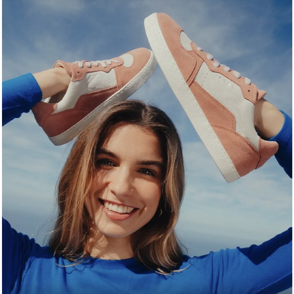 Groundies Nova Special Pink/White Barfußsneaker