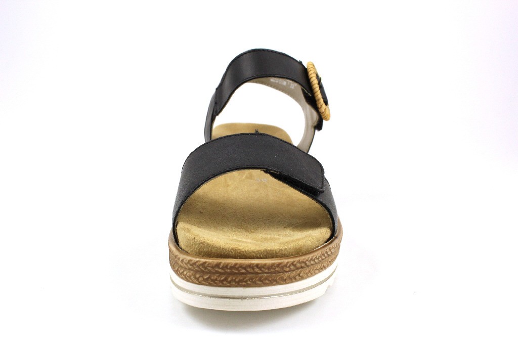 REMONTE Klassische Sandalen schwarz Odeon
