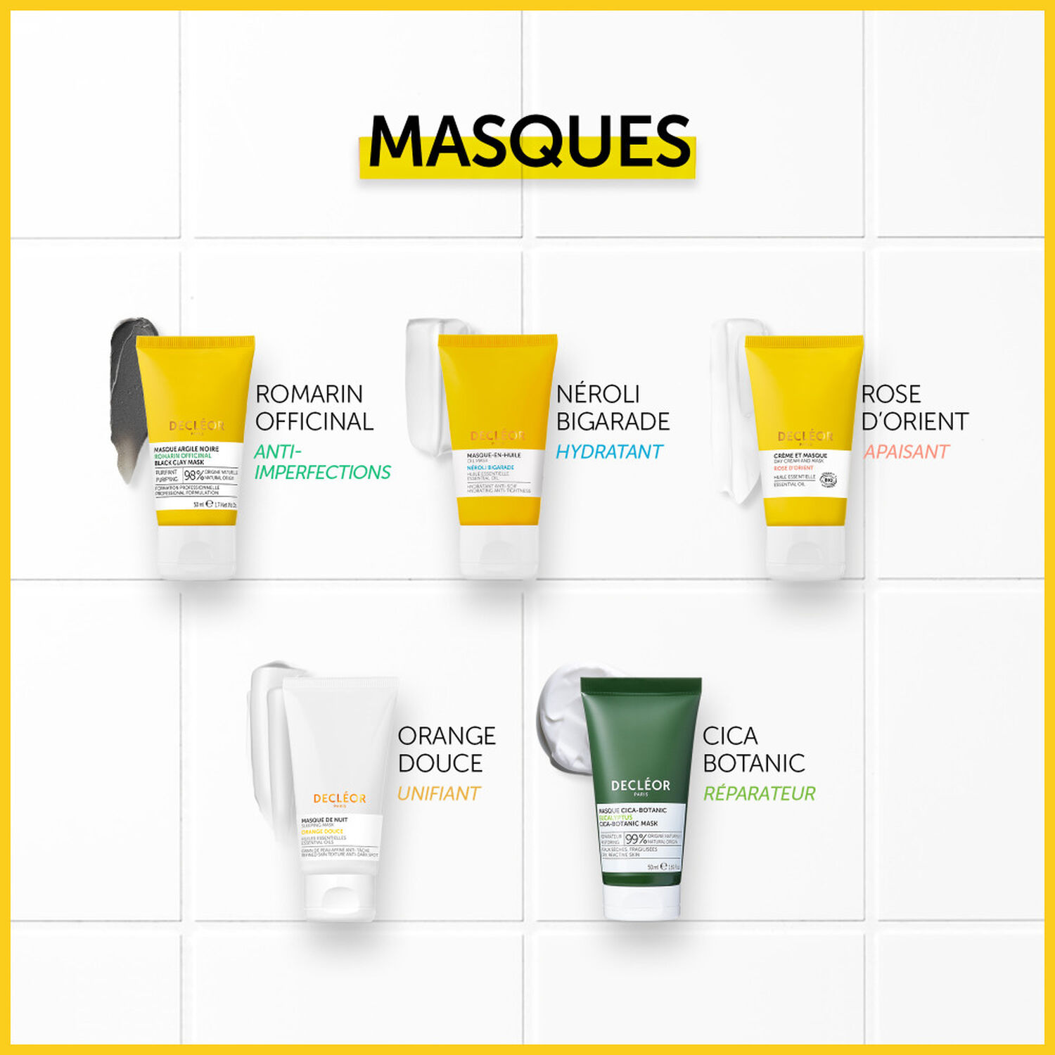 Decléor Masque Cica-Botanic Soin Réparateur 50 ml
