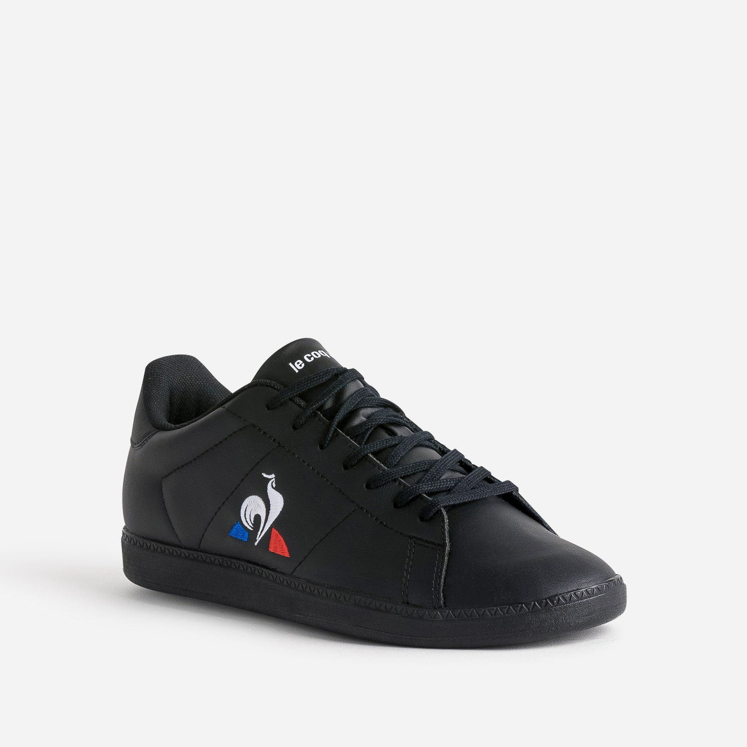Tennis LE COQ SPORTIF noire logo tricolore brodé