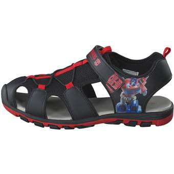 Transformers Sandale in schwarz