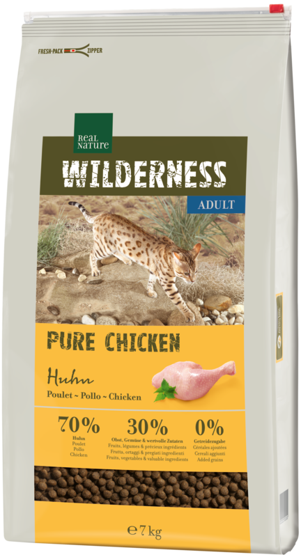REAL NATURE Trockenfutter REAL NATURE WILDERNESS Adult Pure Chicken 7 kg