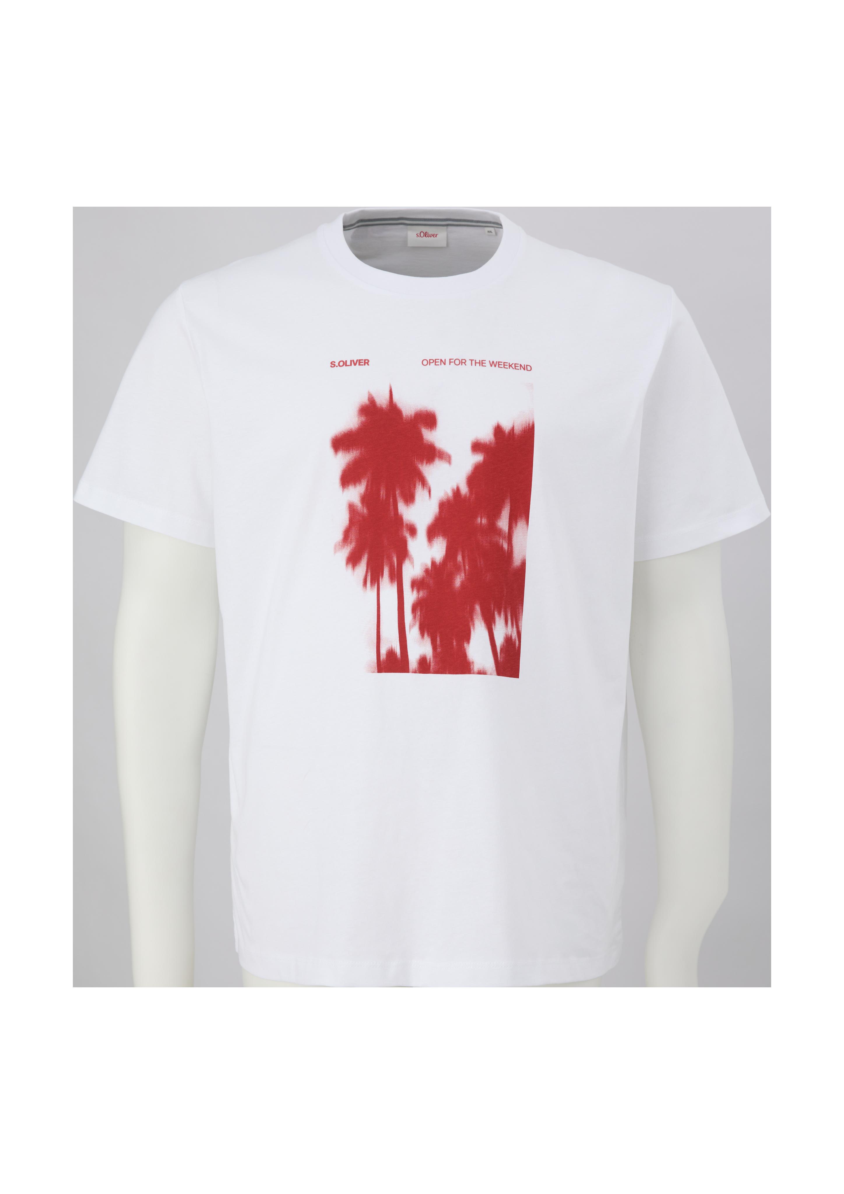 Baumwollshirt mit Frontprint  2135645-01D1