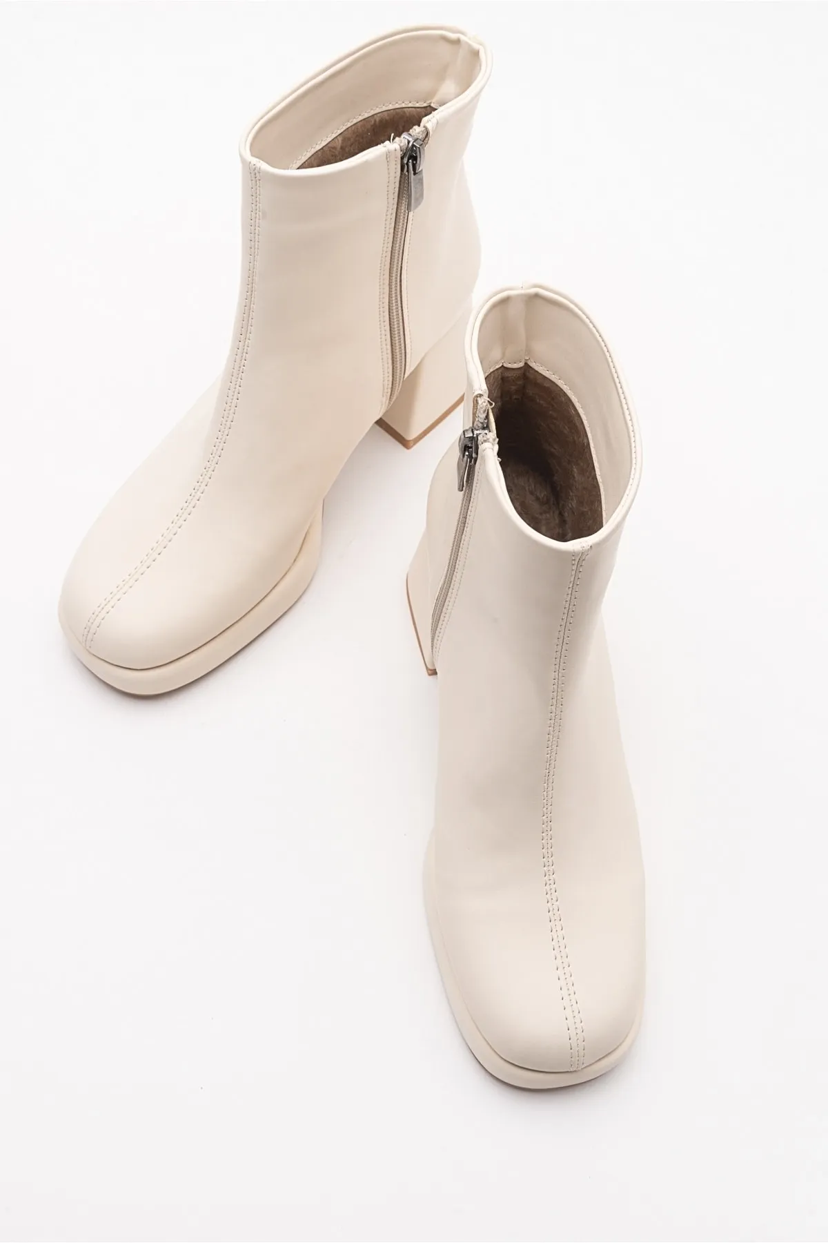 LuviShoes  Fore Cream Skin Damenstiefel