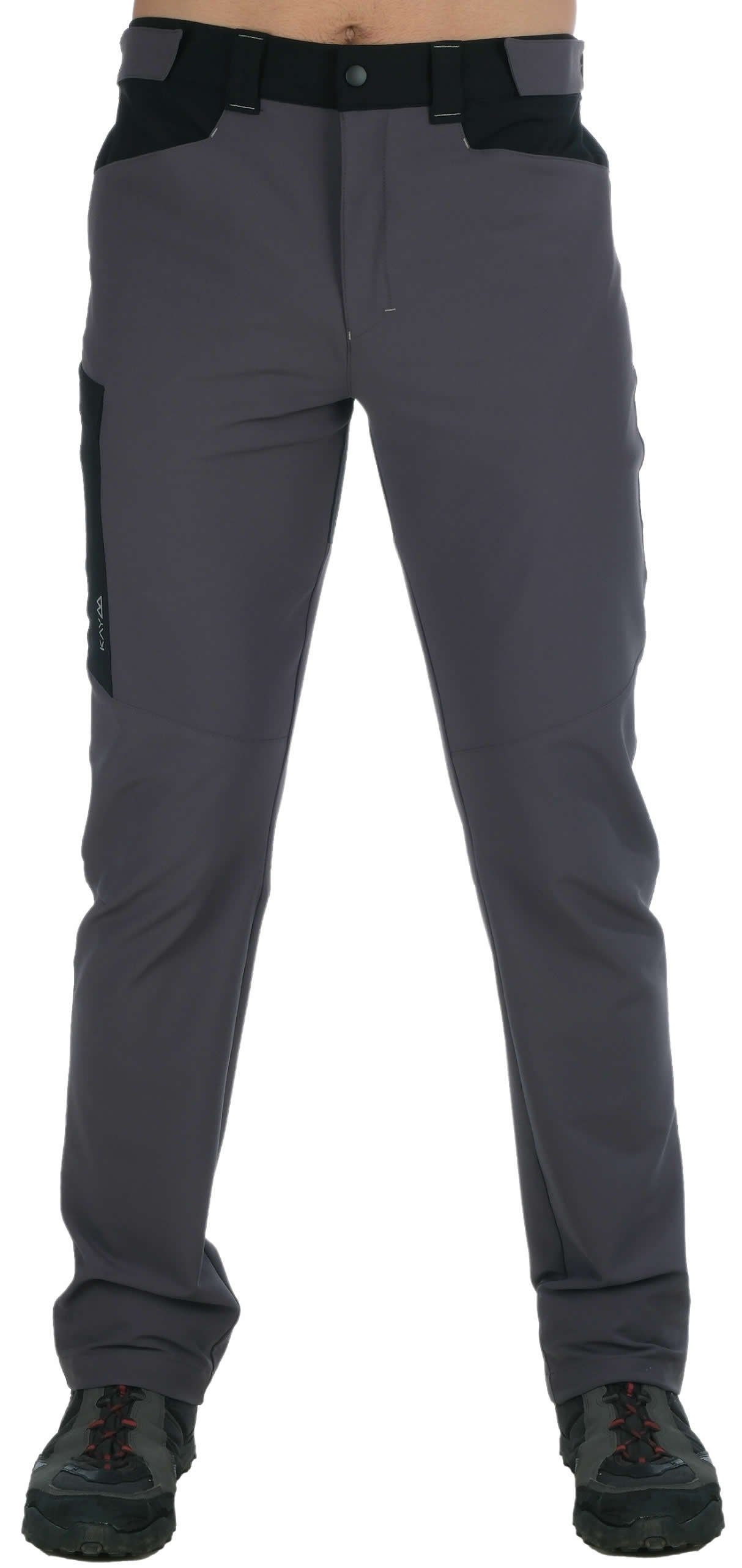 Kaymountain Trekkinghose Herren Wander Outdoor Winter Hose Milez Hybrid four Season Graphite 58