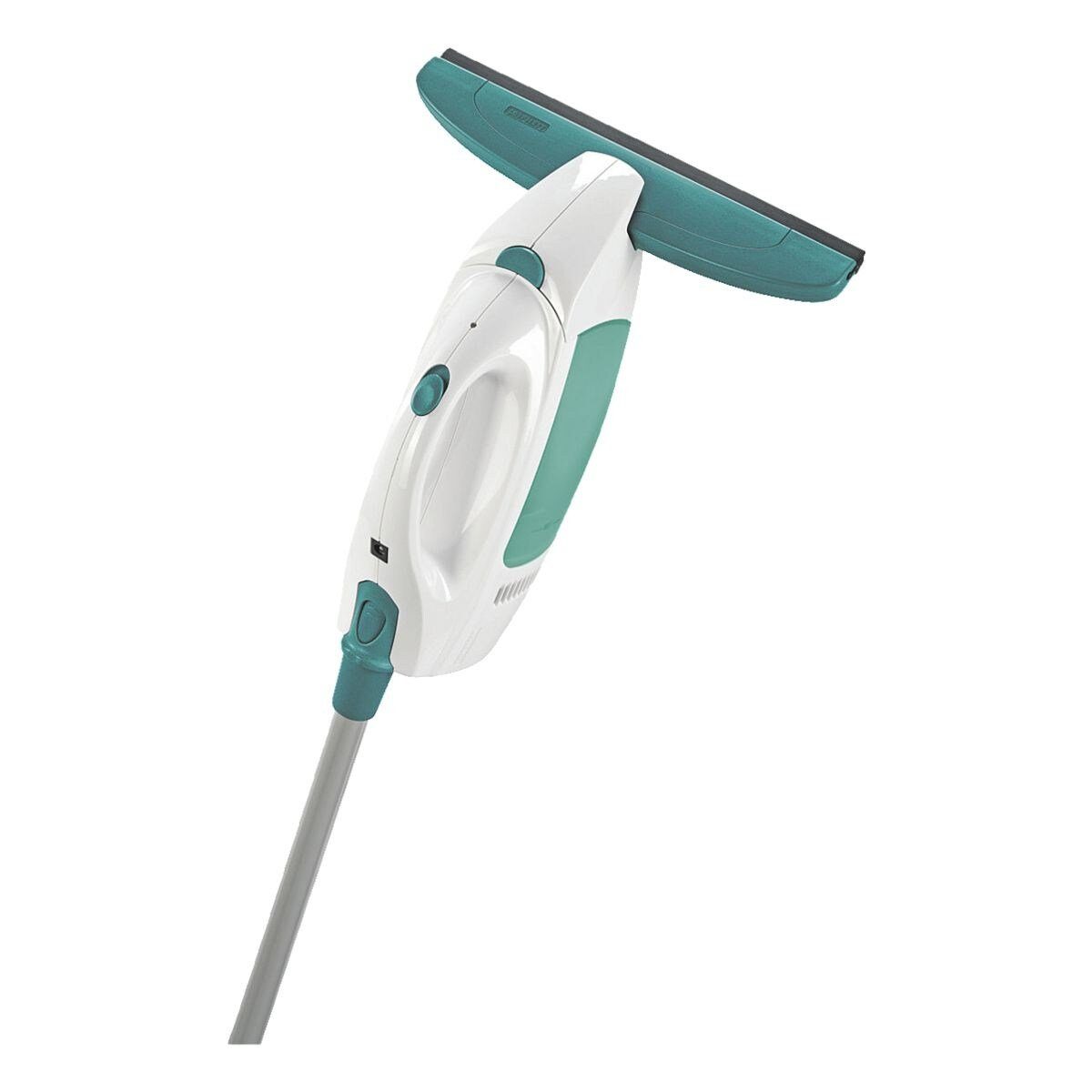 Leifheit Akku-Fenstersauger Dry & Clean, Komplett-Set mit Stiel und Einwascher