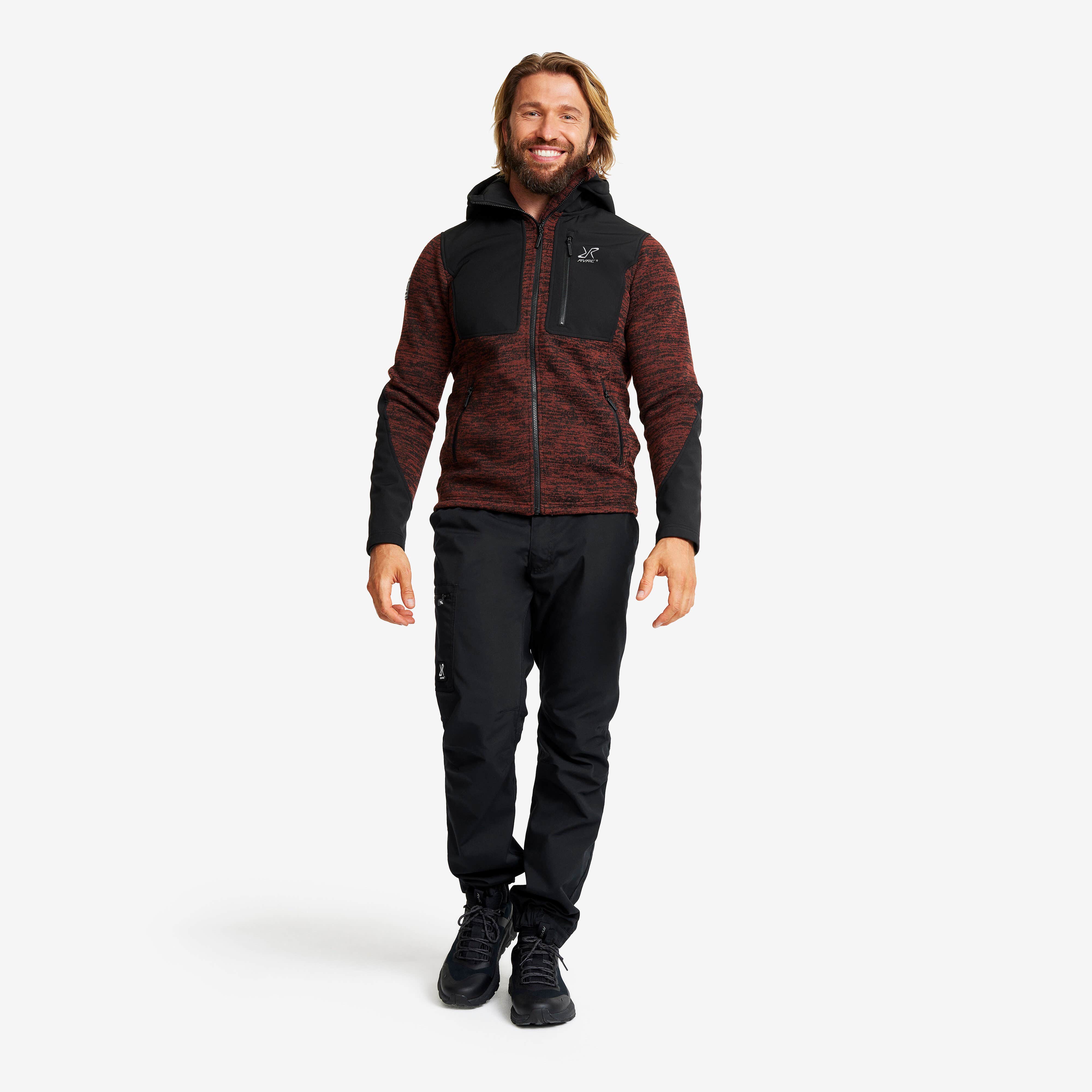 Wander Pro Wool Hoodie Homme Smoked Paprika