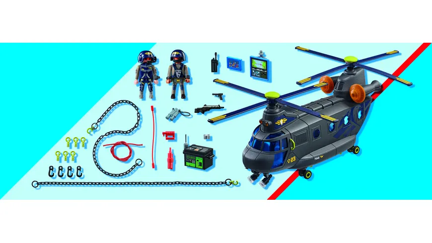 PLAYMOBIL 71149 - City Action - SWAT-Rettungsflugzeug