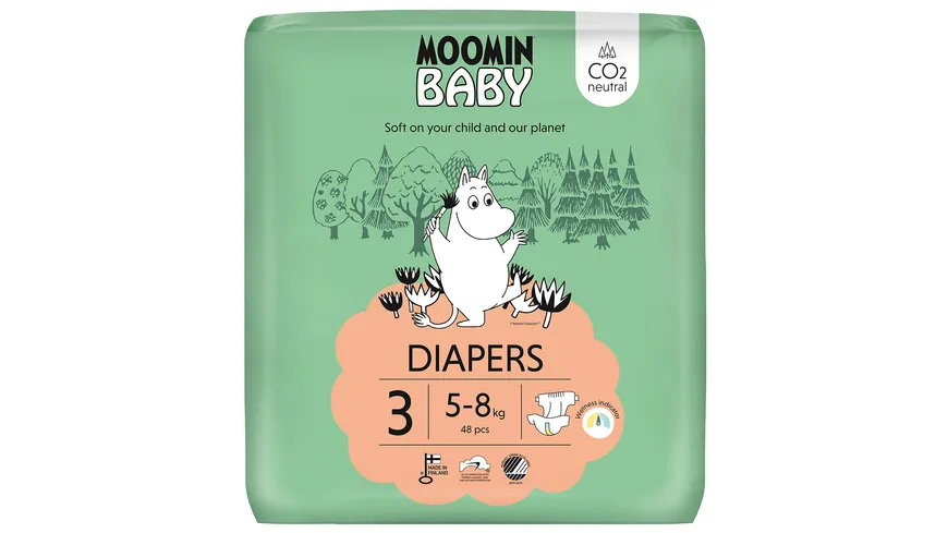 MOOMIN Baby Windel Größe 3