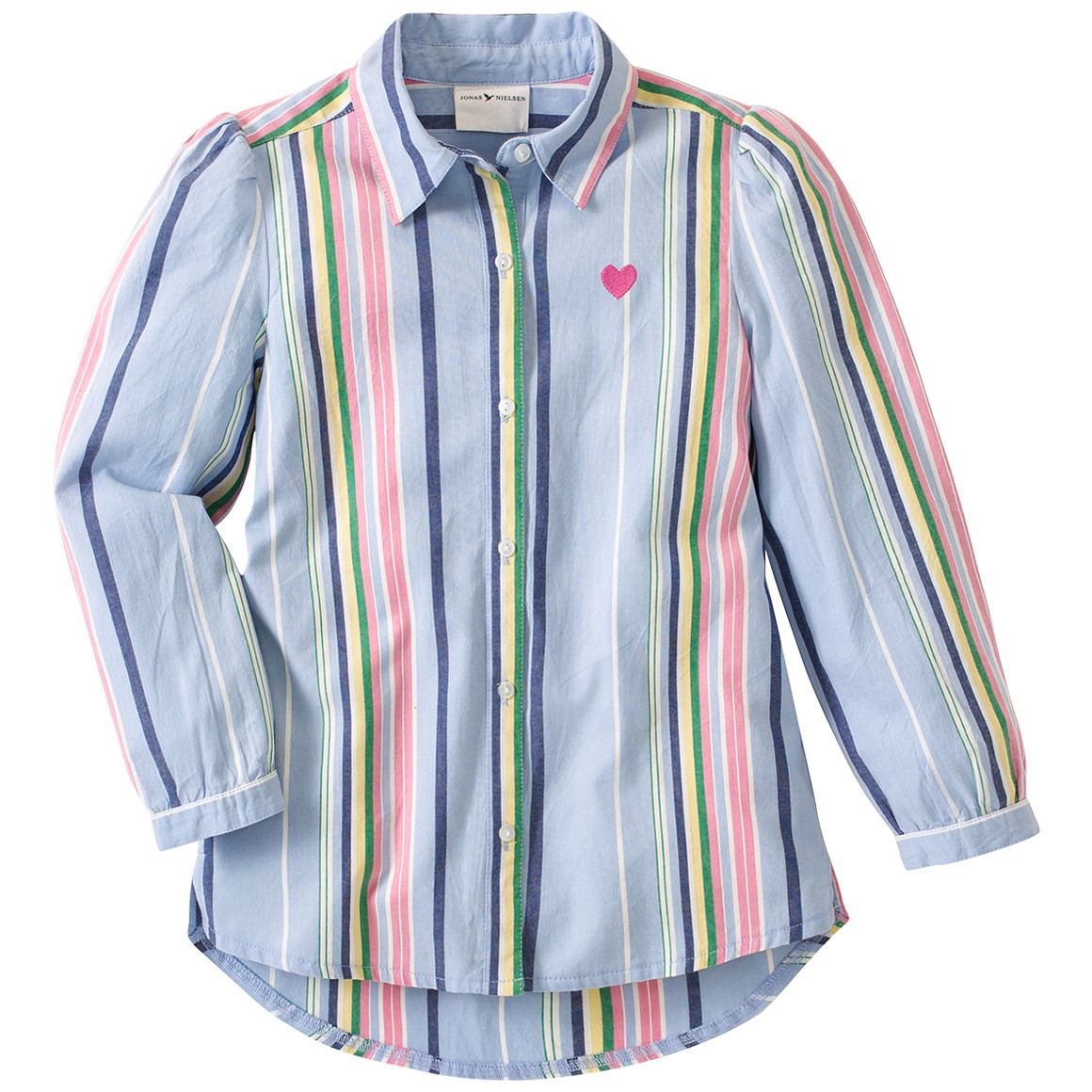 Mädchen Bluse in Hemd-Optik