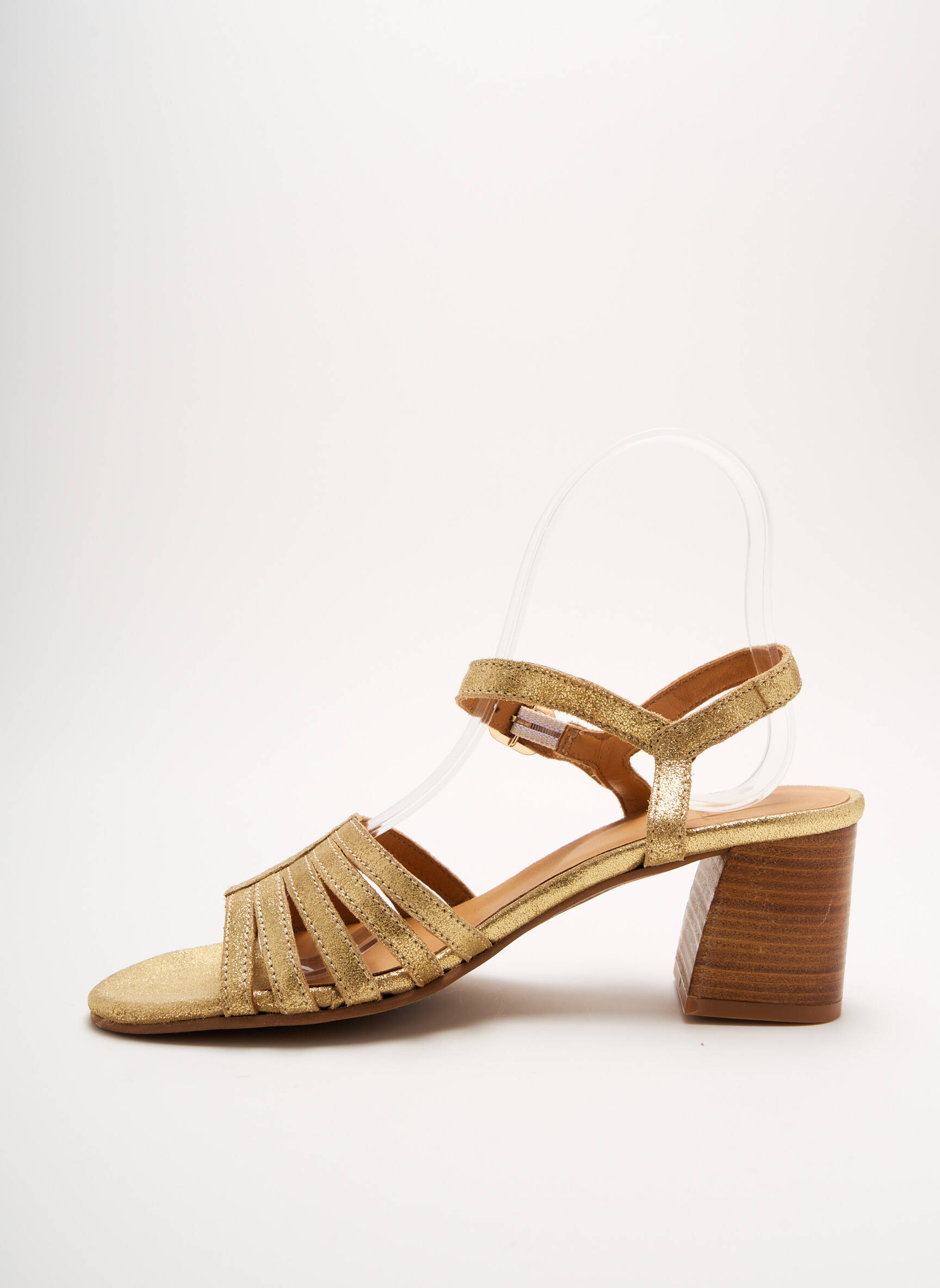 Aliwell Sandales Nu Pieds Femme couleur jaune