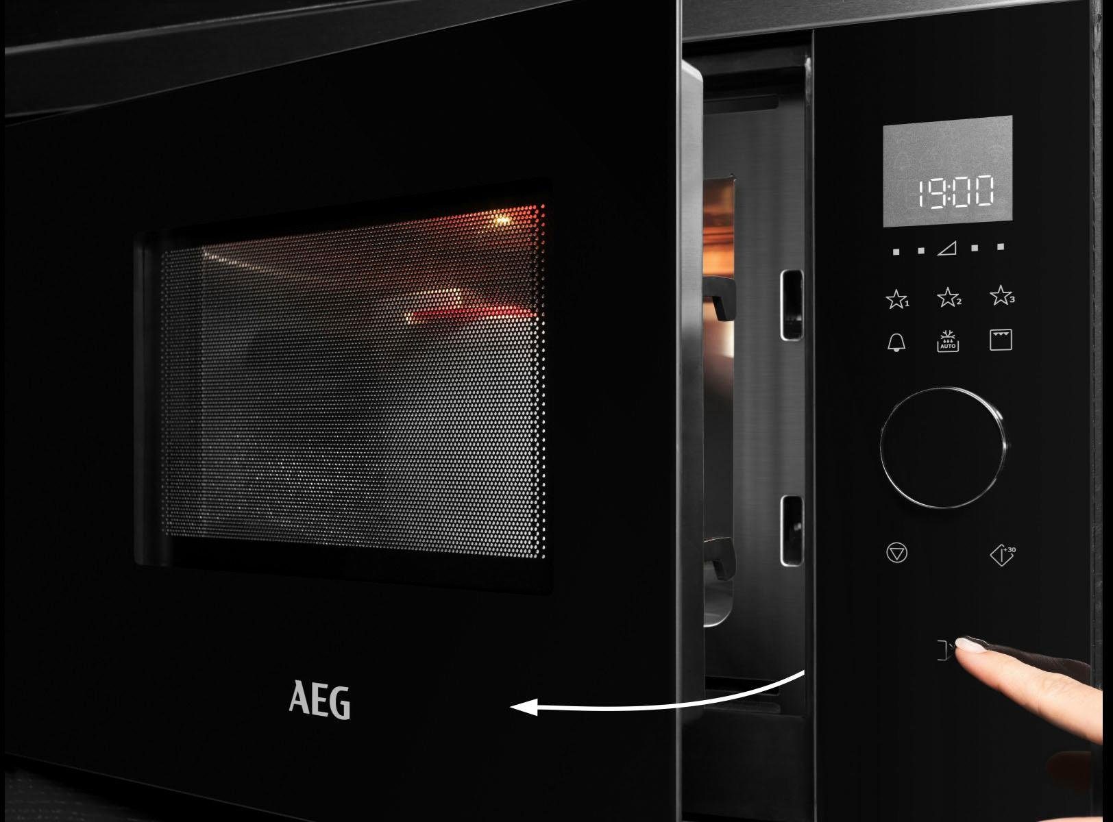 AEG Einbau-Mikrowelle MBB1755DEM, Grill, Mikrowelle, 17 l