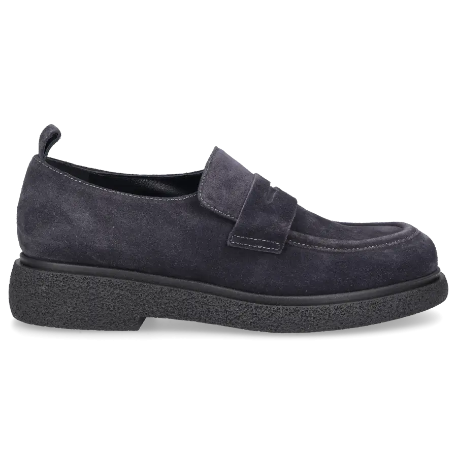 EN AVANT - Loafer C173 Veloursleder - blau