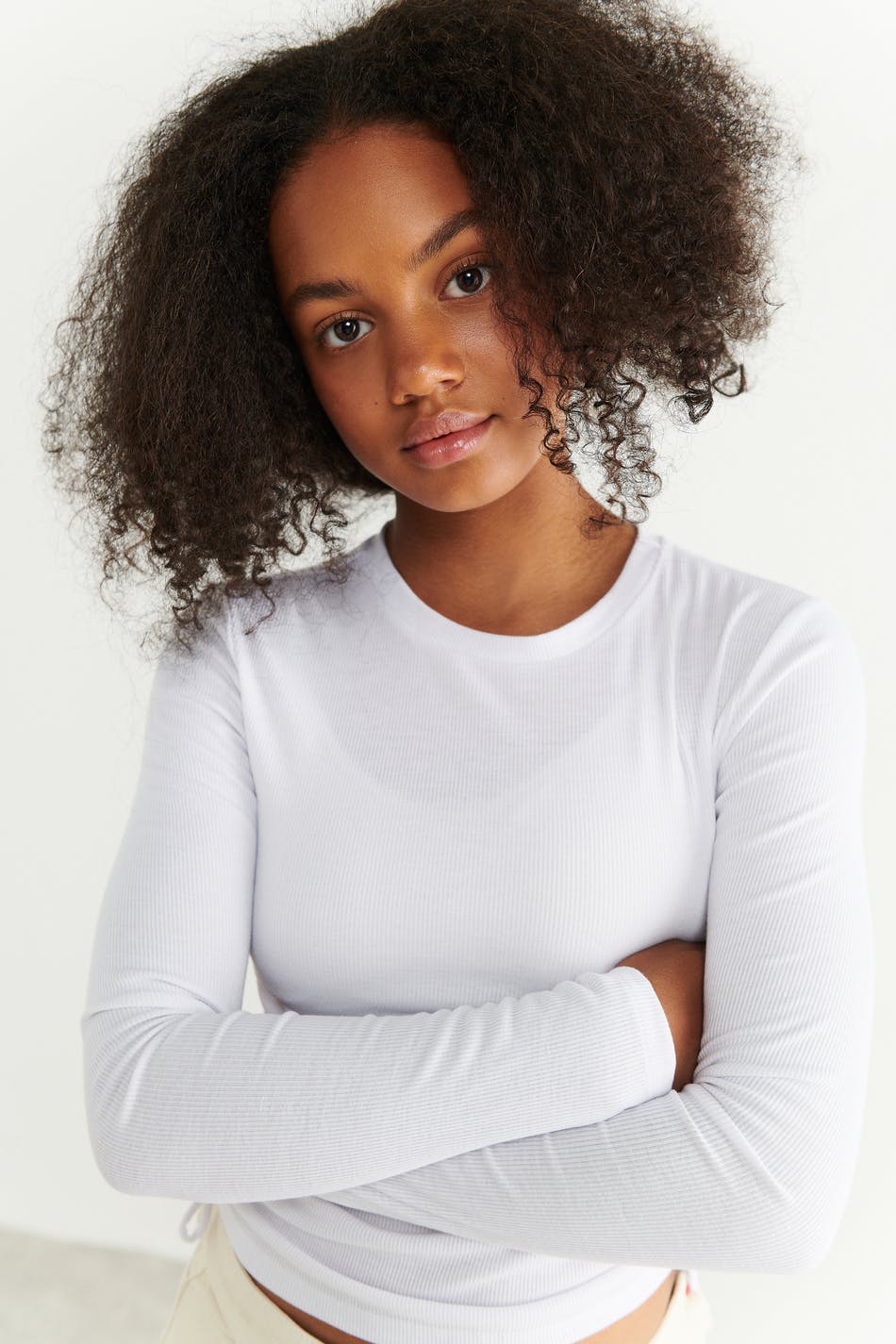 Y long sleeve drawstring top