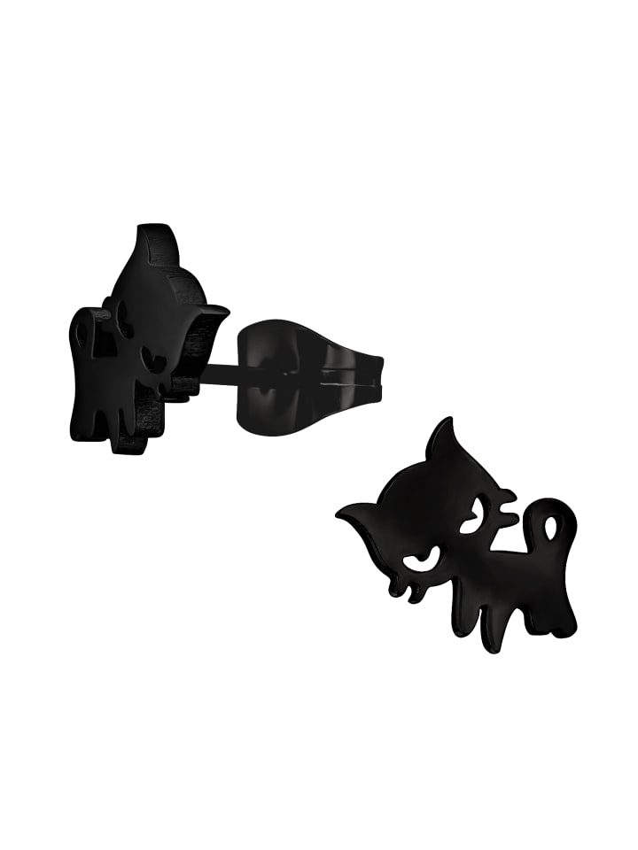 Bungsa Ohrstecker in Schwarz günstig kaufen 1