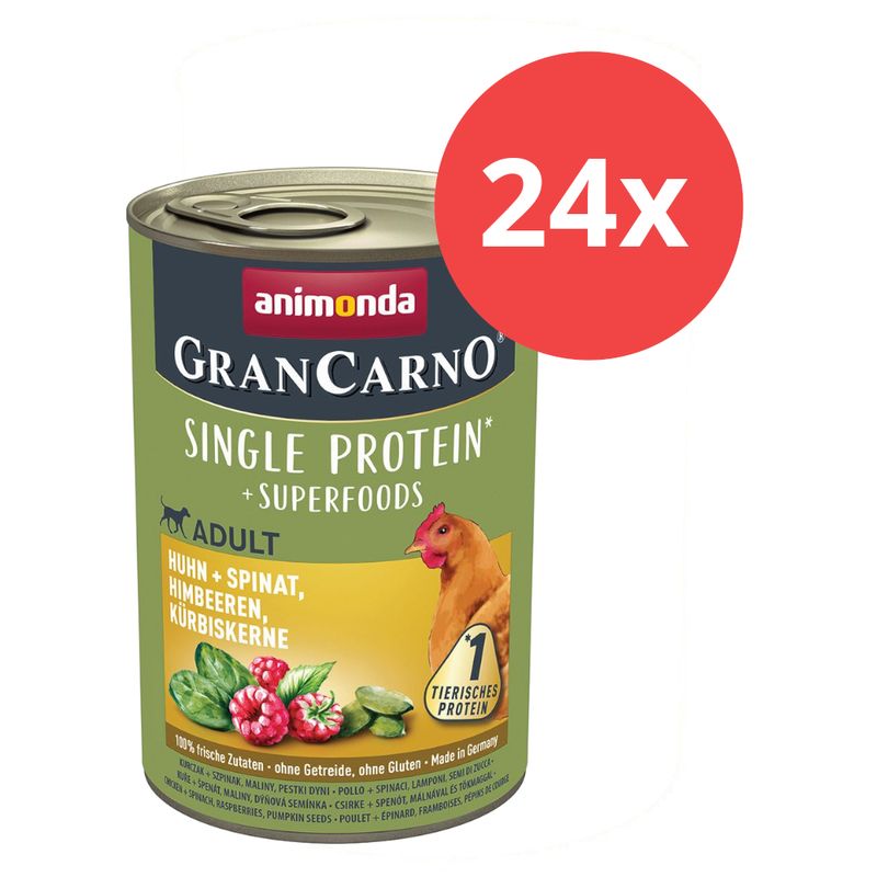 animonda GranCarno Adult Superfoods 24 x 400 g