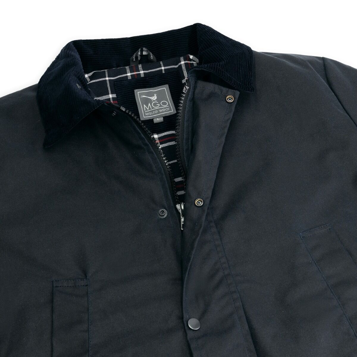 MGO Brandon Navy Herren Wachsjacke