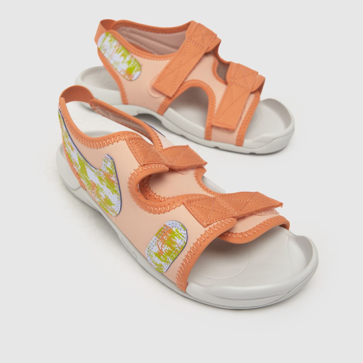 Nike orange Sunray Adjust 6 Youth sandaler