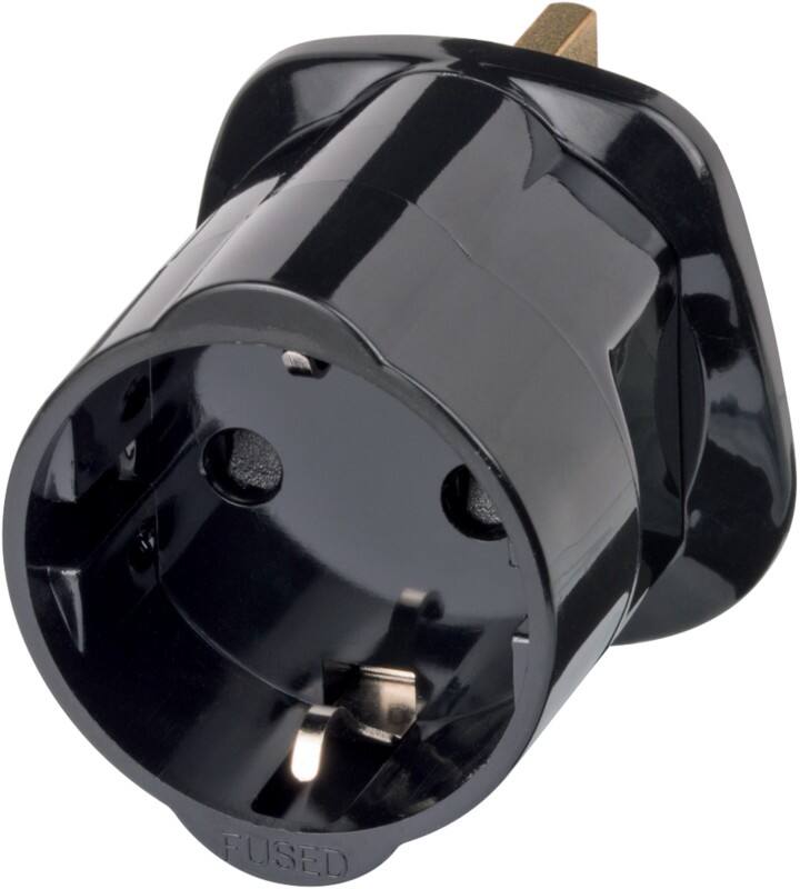 brennenstuhl Reisestecker Schutzkontakt EU zu GB