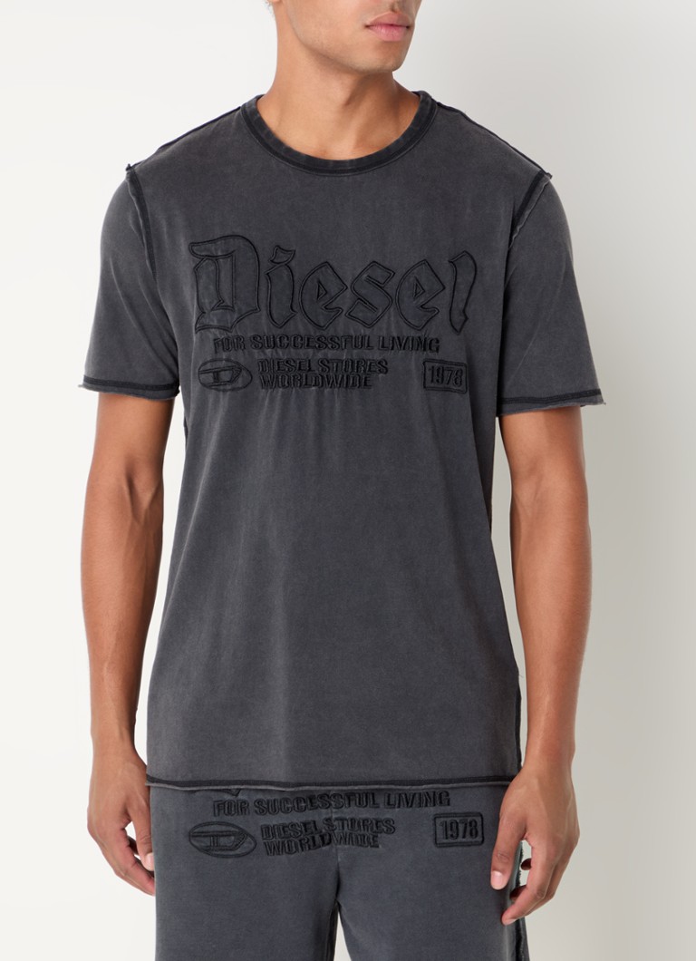Tricou Diesel T-Rawjust cu logo brodat