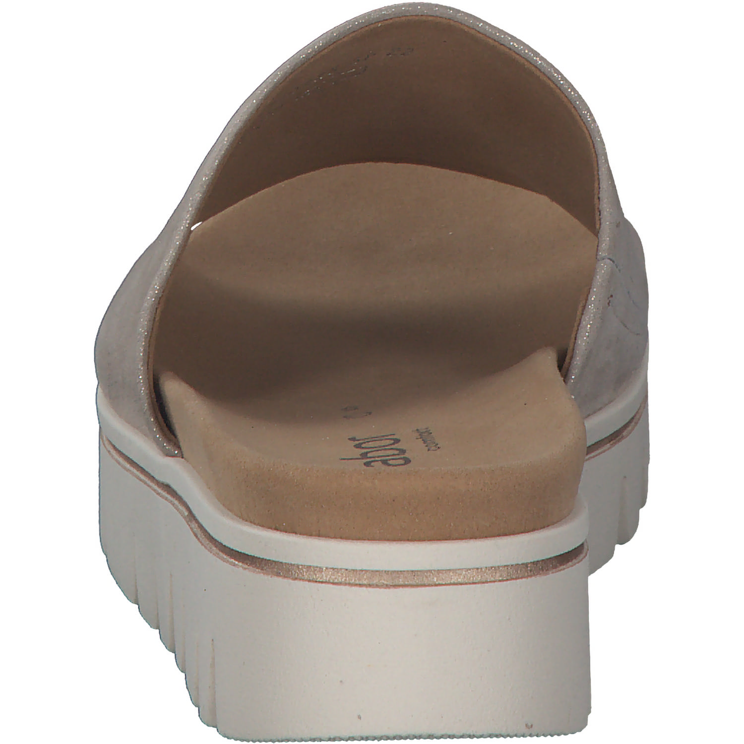 Gabor York 82.880, Plateau-Pantoletten, Damen, Beige