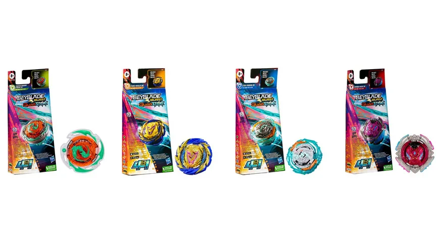 Hasbro - Beyblade Burst QuadStrike Single Pack, 1 Stück, sortiert