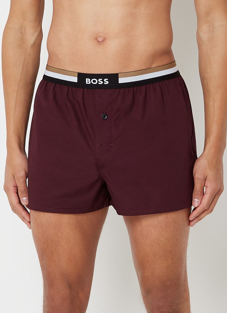 Lot de 2 boxers HUGO BOSS avec ceinture logotée