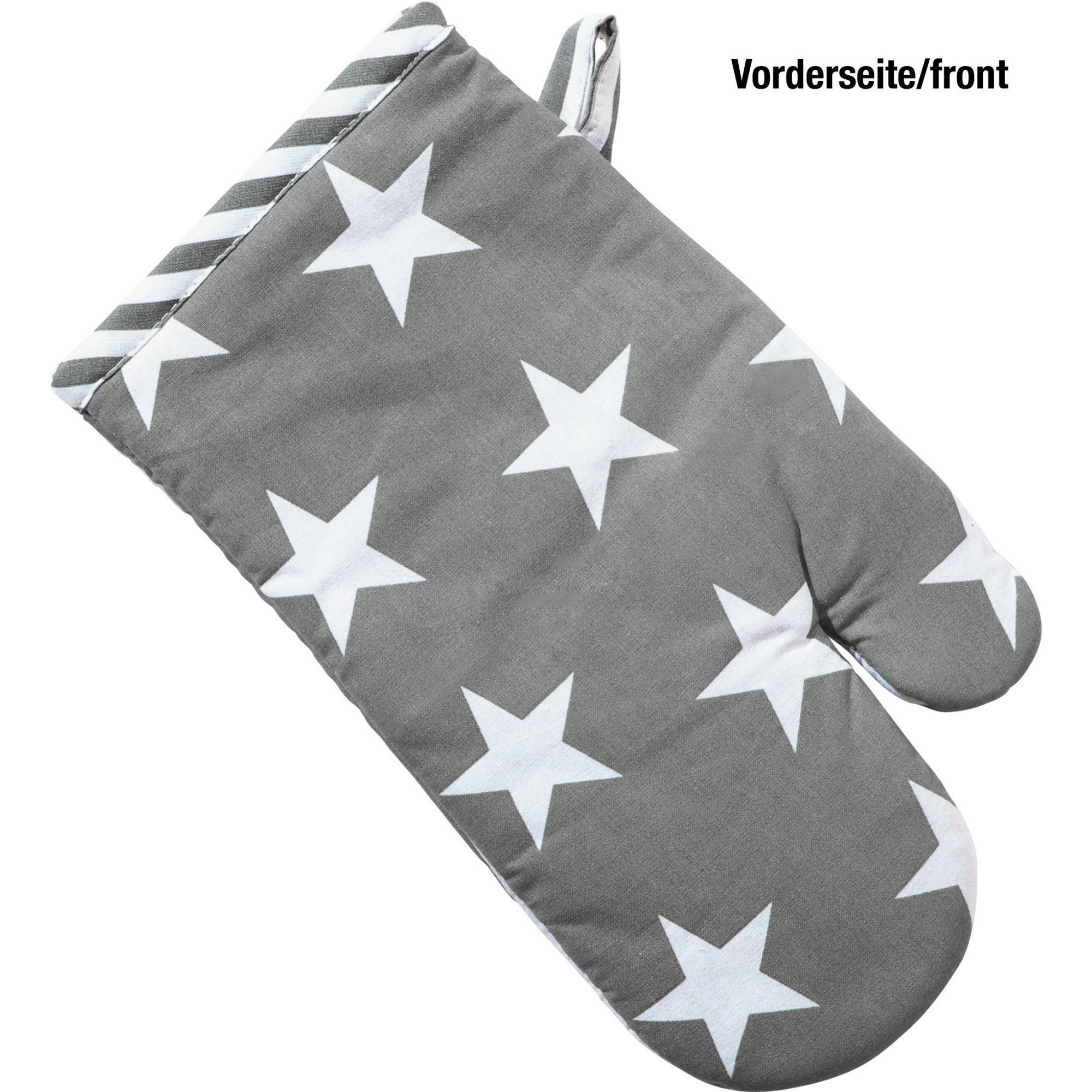 REDBEST Topflappen Wende-Ofenhandschuh, (1-tlg), Streifen
