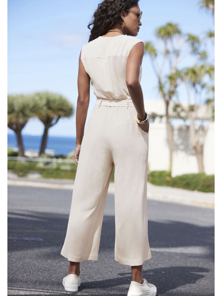 LASCANA Overall in sand günstig kaufen