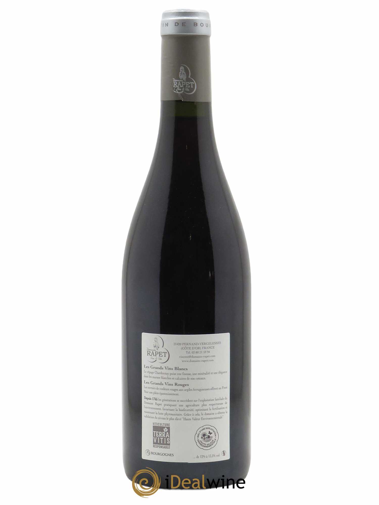 Savigny-lès-Beaune Aux Fournaux Rapet Père & Fils  2021 - Lot de 1 Bouteille