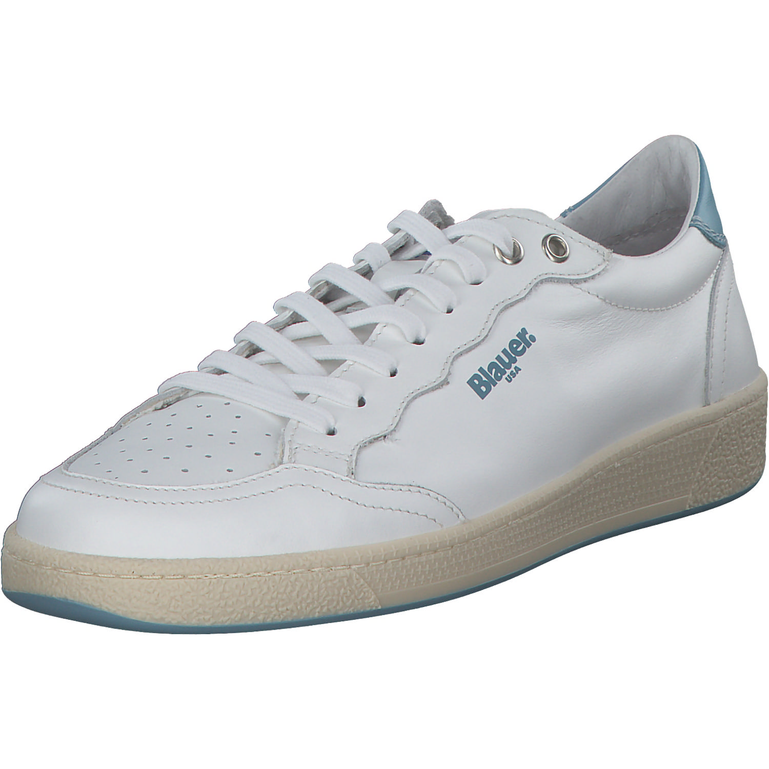Blauer Olympia S3OLYMPIA01, Sneakers Low, Damen, weiss/hellblau