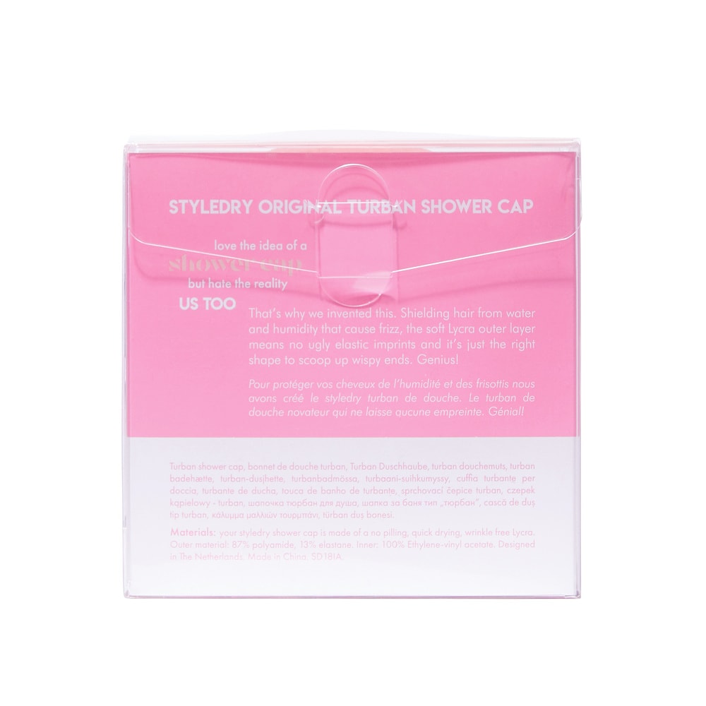Styledry Turban Shower Cap cotton candy Bonnet de douche