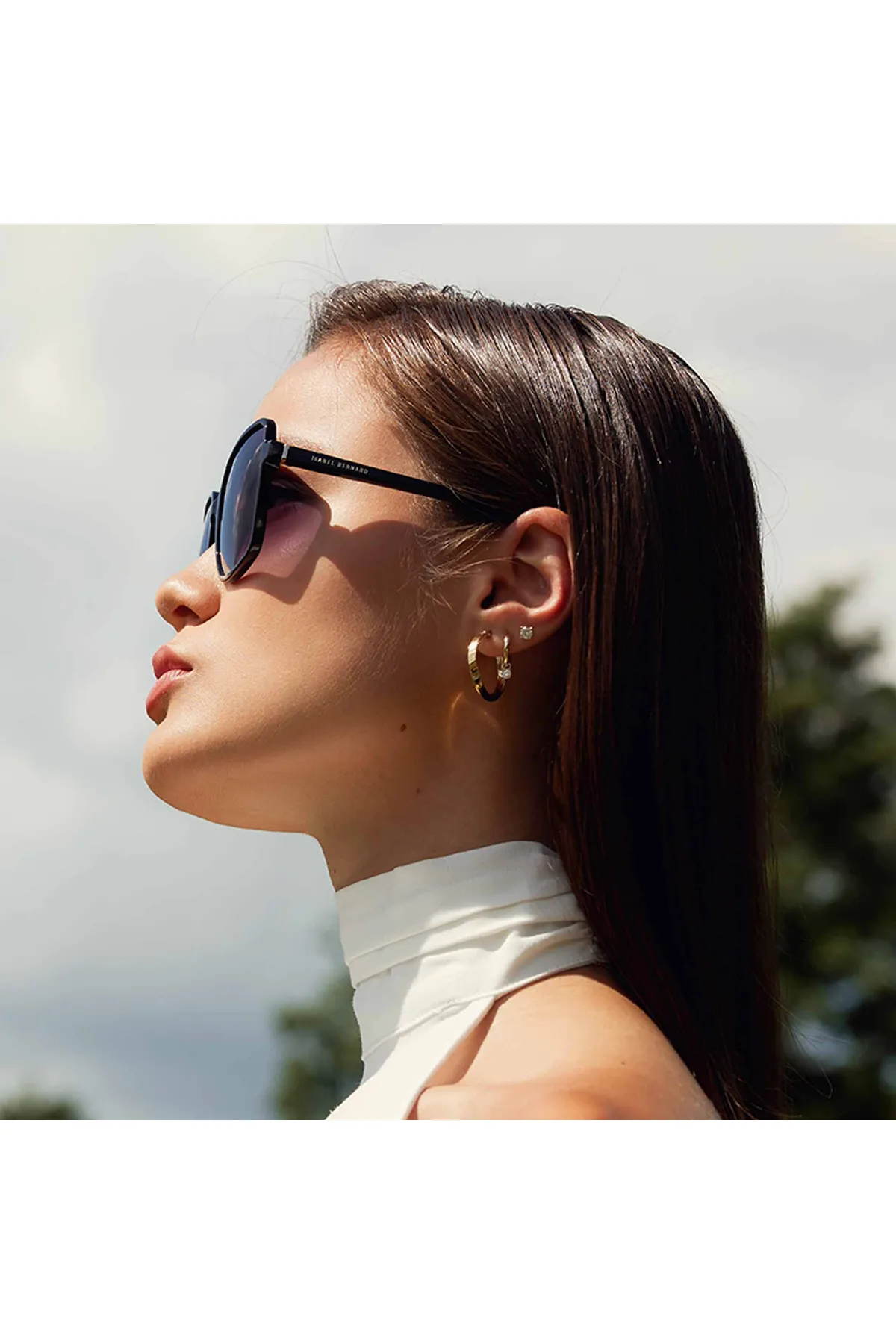 Isabel Bernard  La Villette Damen Sonnenbrille Schwarz Ib400000-01-01