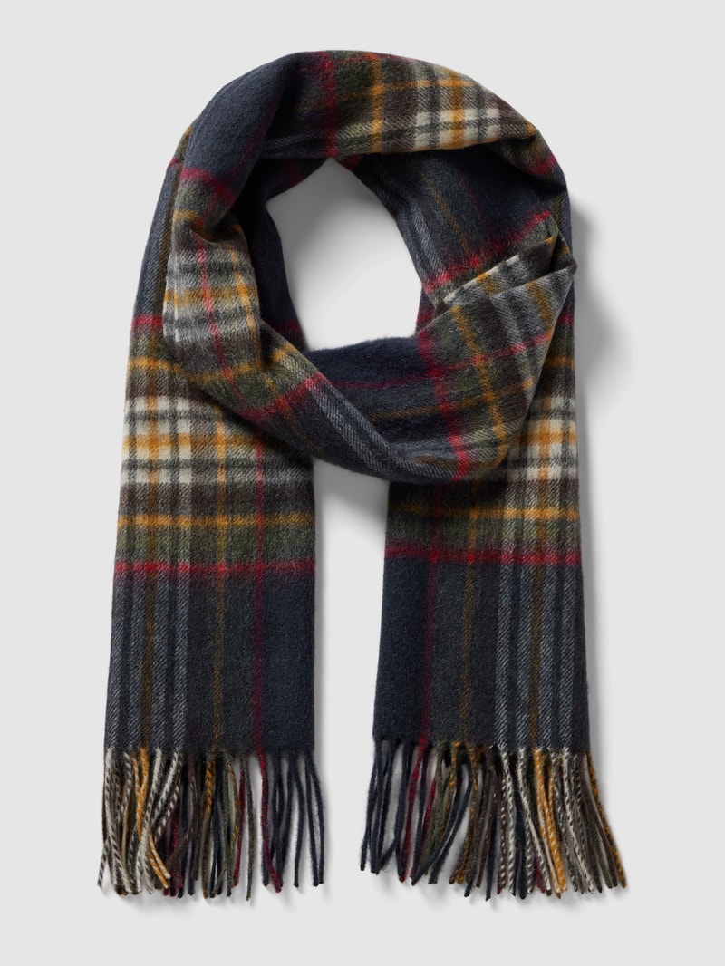 Schal aus Wolle mit Tartan-Karo Modell 'TORRIDON' in grün