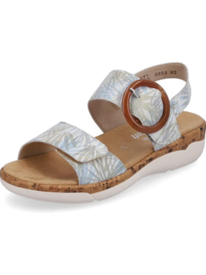remonte Riemchen Sandalen für Damen in weiß in beige günstig kaufen