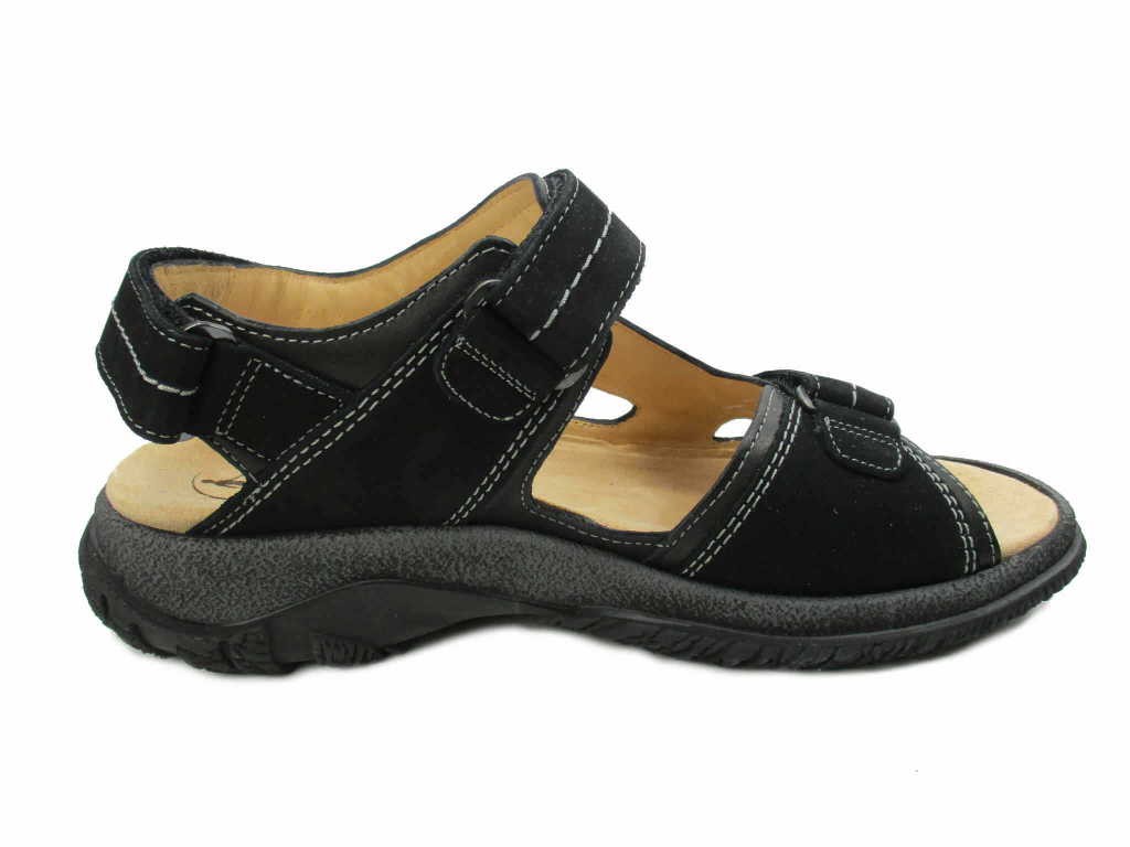 GANTER Komfort Sandalen schwarz giovannni